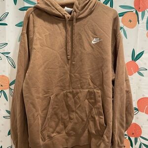 Nike Men's Tan Hoodie